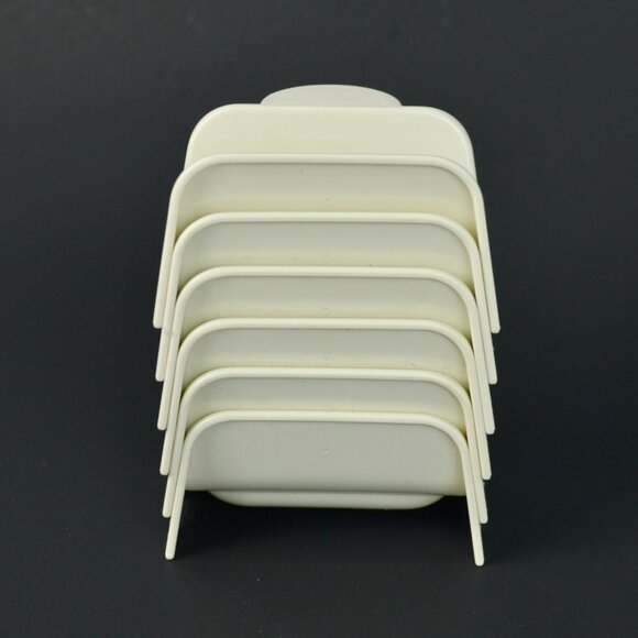 Tupperware Vintage Taco Holders Set Lot of 6 2201 - Picture 2 of 5